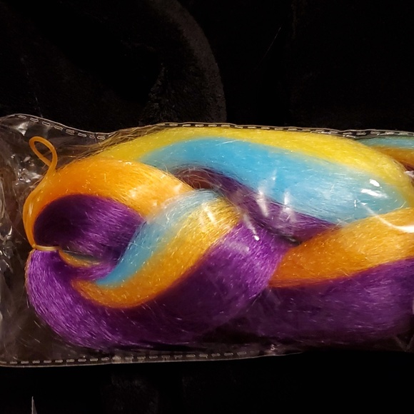 24 inch rainbow hair braiding extensions - Picture 4 of 7